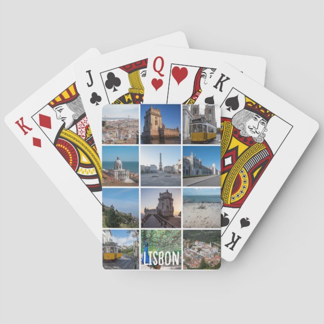 Mosaic Lisbon photos, Portugal Poker Cards (Back)