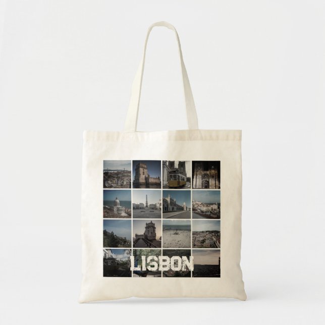 Mosaic Lisbon photos, Portugal Tote Bag (Front)