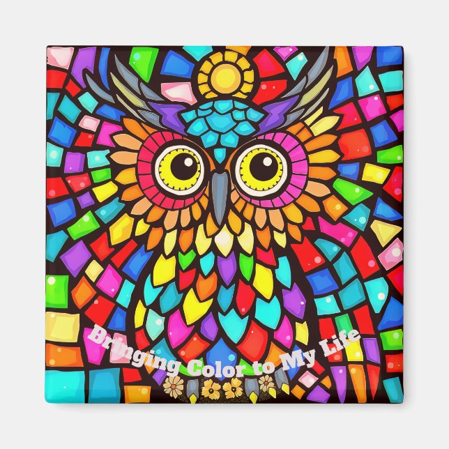 Mosaic Magic  Magnet (Front)