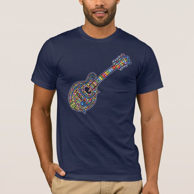 Mosaic Mandolin T-Shirt (Front)
