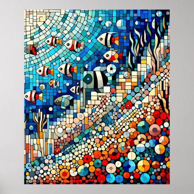 Mosaic Marine Poster (Front)