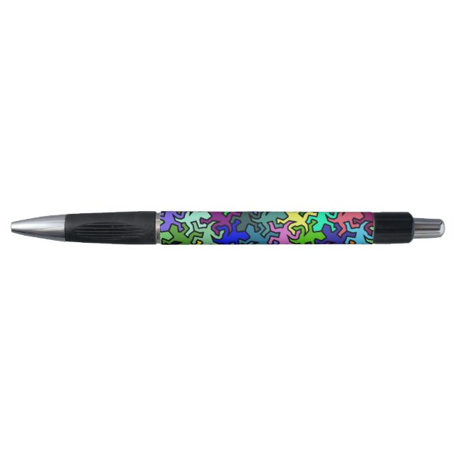 Mosaic Mirror Geckos Pattern - colored Pen (Front)