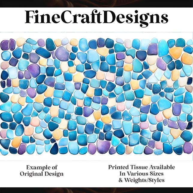 Mosaic Of Irregular Shape Stones J1 Decoupage  Tissue Paper (Creator Uploaded)