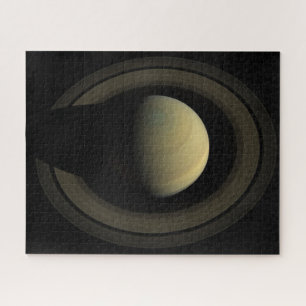 Mosaic Of Planet Saturn And Its Main Rings. Jigsaw Puzzle