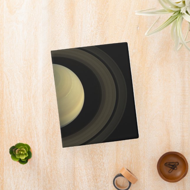 Mosaic Of Planet Saturn And Its Main Rings. Mini Binder (InSitu)