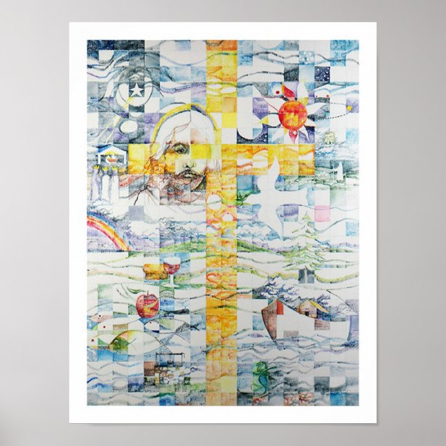 Mosaic of the Cross Poster (Front)