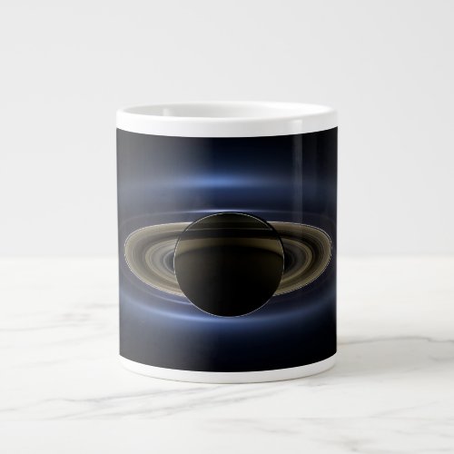 Mosaic Of The Saturn System Backlit By The Sun Giant Coffee Mug