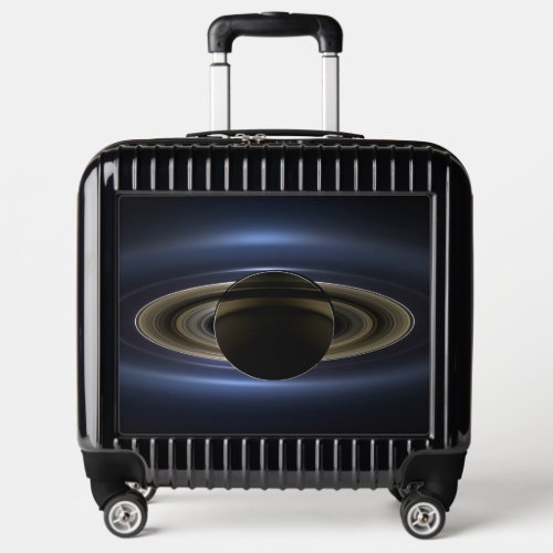 Mosaic Of The Saturn System Backlit By The Sun Luggage