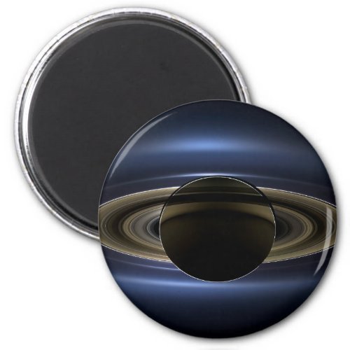 Mosaic Of The Saturn System Backlit By The Sun Magnet