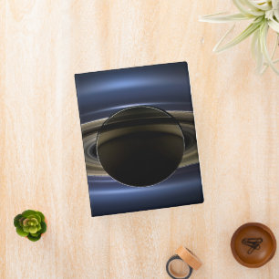 Mosaic Of The Saturn System Backlit By The Sun. Mini Binder