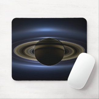 Mosaic Of The Saturn System Backlit By The Sun. Mouse Pad