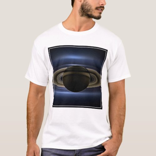Mosaic Of The Saturn System Backlit By The Sun T_Shirt