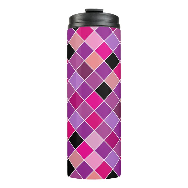 Mosaic on glass 10 thermal tumbler (Front)
