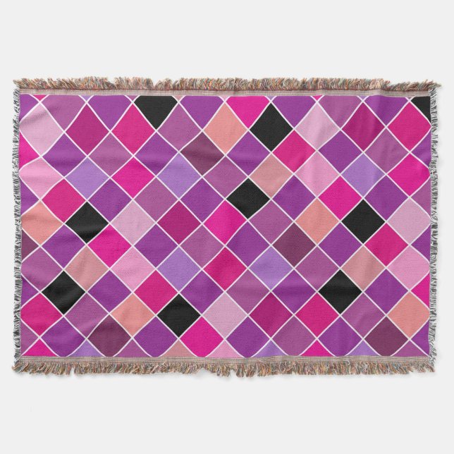 Mosaic on glass 10 throw blanket (Front)