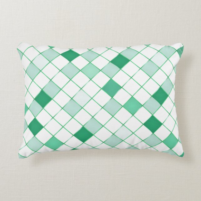 Mosaic on glass 3 accent pillow (Front)