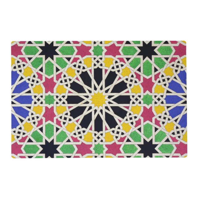 Mosaic ornament in the south side of the Court of Placemat (Front)