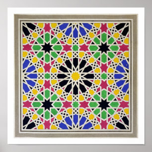 Mosaic ornament in the south side of the Court of Poster