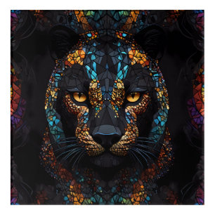 Mosaic Panther Art