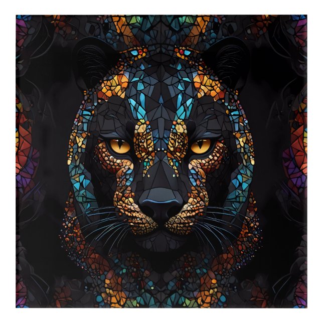 Mosaic Panther Art (Front)