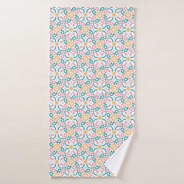 Mosaic/pastel/spring  bath towel (Bath Towel)