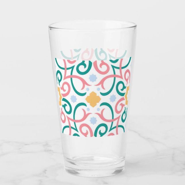 Mosaic pastel spring  glass (Front)