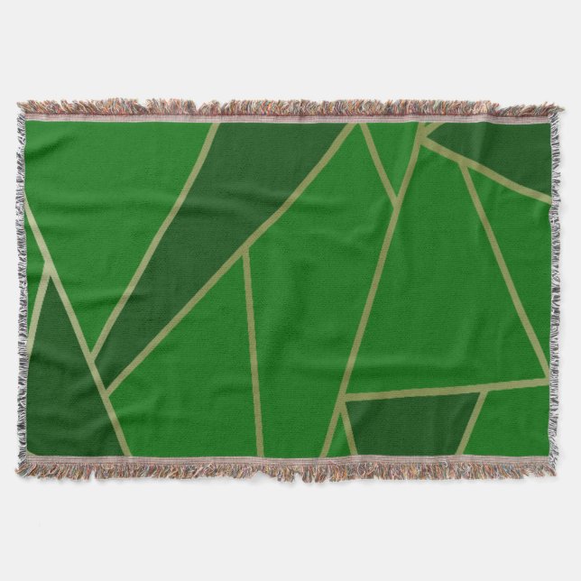 Mosaic Pattern 11 Throw Blanket (Front)