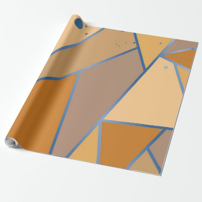 Mosaic Pattern 14 Wrapping Paper (Unrolled)