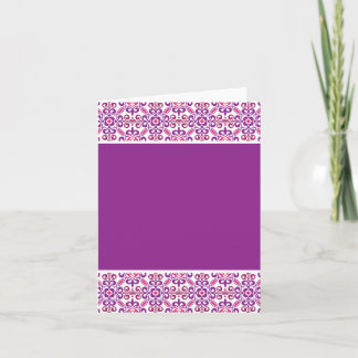 Mosaic Pattern BGF - Purple Card