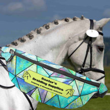 Mosaic Pattern Horse Show Mane Braiding