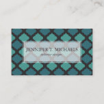 Mosaic pattern in arab style business card