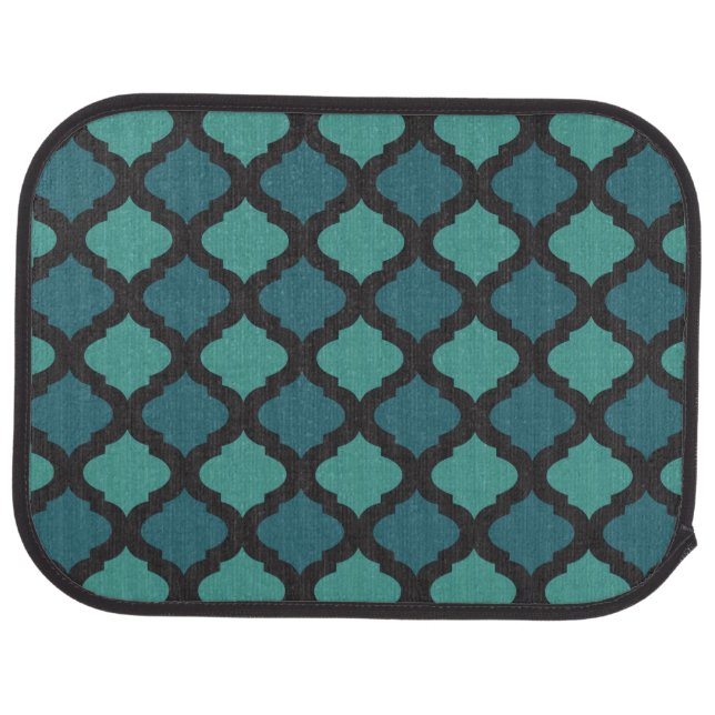 Mosaic pattern in arab style car mat (Rear)