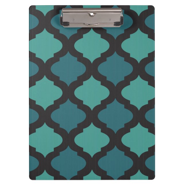 Mosaic pattern in arab style clipboard (Front)