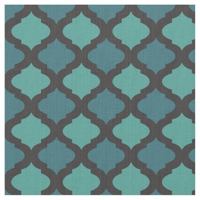 Mosaic pattern in arab style fabric (Close Up)