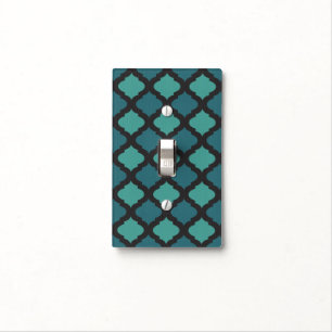 Mosaic pattern in arab style light switch cover