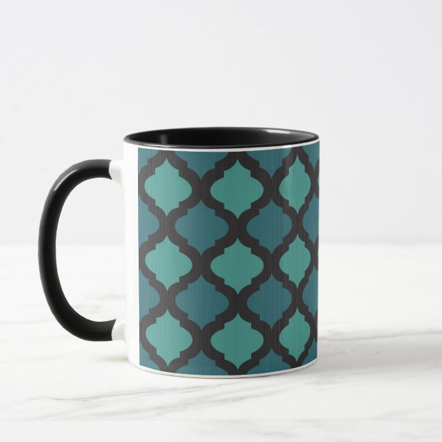 Mosaic pattern in arab style mug (Left)