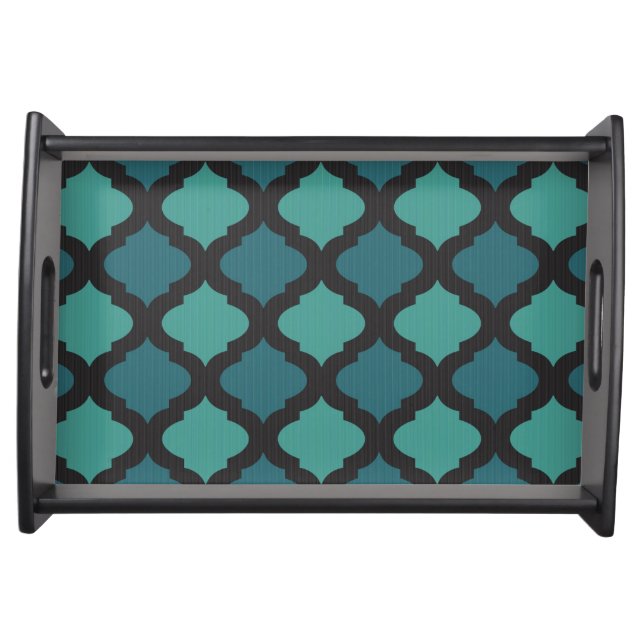 Mosaic pattern in arab style serving tray (Front)