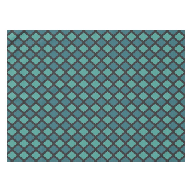 Mosaic pattern in arab style tablecloth (Front (Horizontal))