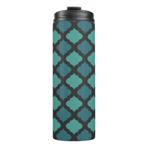 Mosaic pattern in arab style thermal tumbler