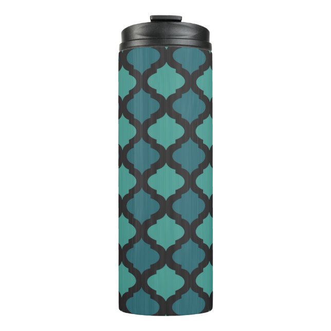 Mosaic pattern in arab style thermal tumbler (Front)