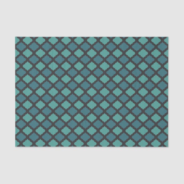 Mosaic pattern in arab style tissue paper (Front)