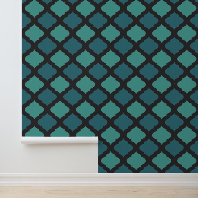 Mosaic pattern in arab style wallpaper  (Application)