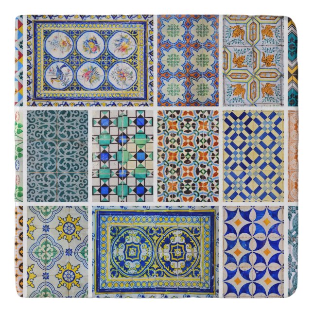 Mosaic Pattern Lisbon  Trivet (Front)