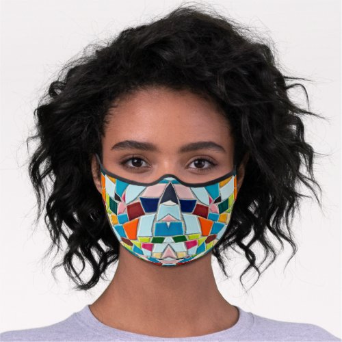 Mosaic Pattern Premium Face Mask