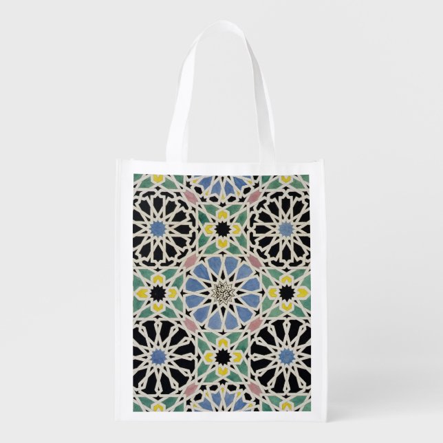 Mosaic Pavement in the Alhambra, from 'The Arabian Grocery Bag (Front)