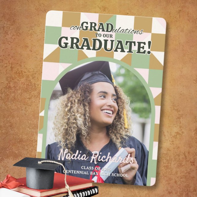 Mosaic Photo Graduation Party Invitation (Creator Uploaded)