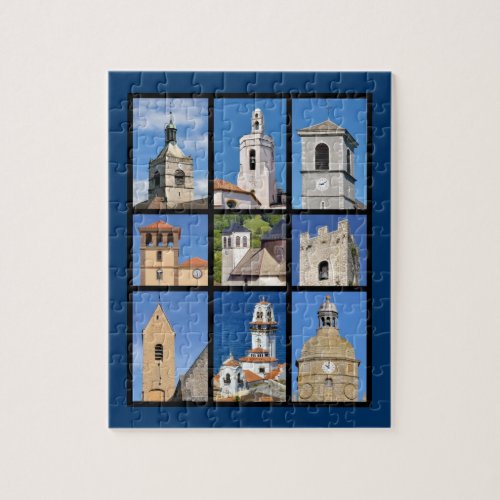 Mosaic photos of churches jigsaw puzzle