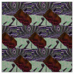 Mosaic picture with it in light green pistachio fabric