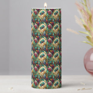 Mosaic Pillar Candle