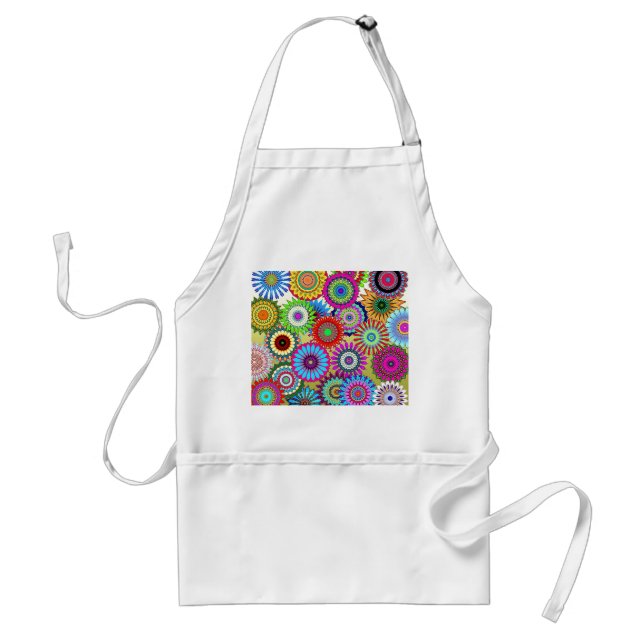 Mosaic Pinwheels Adult Apron (Front)