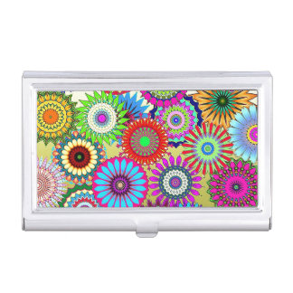 Mosaic Pinwheels Case For Business Cards